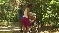ugly hairy saggy tit 72 years old granny gets rough big dick fucked by her stepson at a hot bike tour